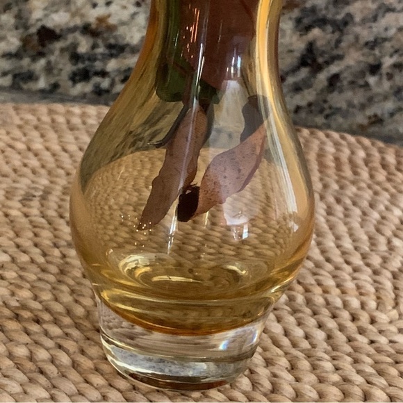 Amber glass vase - Picture 4 of 4